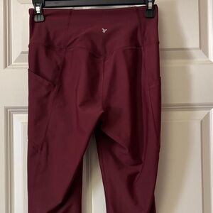 Old Navy Active Powersoft Leggings - Burgundy